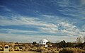 View of the Integratron and the surrounding landscape, winter 2018