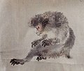 Macaque painting by Watanabe Kazan, 19th century