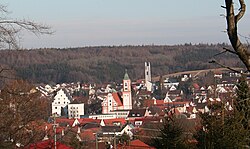 View of Krumbach from the west