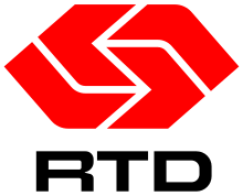 RTD logo from 1980 to 1993, designed by Saul Bass