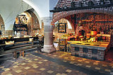 Medieval kitchen from the 14th century