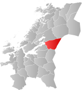 Verdal within Trøndelag