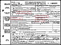 North Carolina Death Certificate - John O. Lee