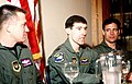 American pilot Scott O'Grady was shot down by the Bosnian Serb army in the Bosnian war