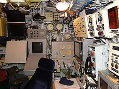 ORP Orzeł, the control room of an 877E-class submarine