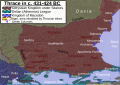 Image 11Thrace and the Thracian Odrysian kingdom in its maximum extent under Sitalces (431-424 BC) (from History of Turkey)