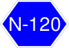 National Highway 120 shield}}