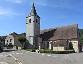 The church in Poulangy
