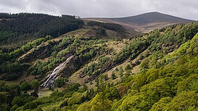 Glensoulan Valley and Djouce behind
