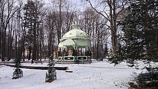 Park Miejski in winter