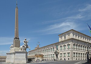 Der Quirinalspalast, die offizielle Residenz des italienischen Staatspräsidenten