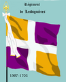 Fahne des Rég Lesdiquières und aller Folgeverbände