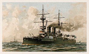 Russian Fleet (1892) il. 12 Dvenadsat Apostolov - Restoration, cropped