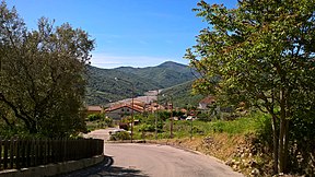 Blick auf den Pollino und auf Valle del Sarmento