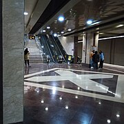 Shiraz Metro-Namazi Station-Esclators and Stairs