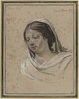 Woman Wearing a White Veil (1630s), Louvre
