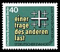 Briefmarke der Deutschen Bundespost Berlin (1977): Deutscher Evangelischer Kirchentag 1977 in Berlin (West)