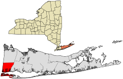 Location in Suffolk County