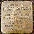 Stolperstein für Thomas Kaufmann (Stadtwaldgürtel 65–67)