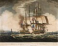 HMS Shannon capturing USS Chesapeake off Boston, 1 June 1813, by W. Elmes