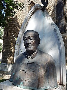 Albert Wass statue in Szeged, Hungary (2008)
