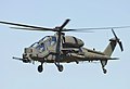 A129 Mangusta attack helicopter.