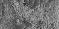 Layers in Schiaparelli Crater, as seen by HiRISE under HiWish program