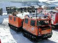 Bandvagn 206 tracked articulated vehicle at McMurdo Station (Antarctica)