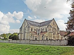 Die ehemalige Abteikirche La Chalade