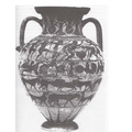 Pederastic sex. Tyrrhenian amphora. 560 - 530 BCE.