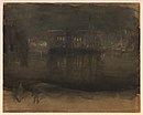 Amsterdam Nocturne 1883–1884 watercolour on brown paper