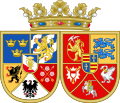 Arms of Charles of Sweden and Christine of Holstein-Gottorp