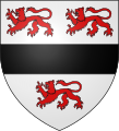 Coat of arms of the von der Heyden family, in the county of Vianden.