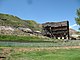 View of the Atlas Coal Mine tipple, main conveyor belt, and old blacksmith's shop