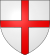 St George's cross; The emblem of England's patron saint. From C.1277, the national flag of England and Wales.