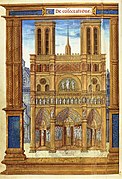 The cathedral in the Pontifical Romain by Jean de Mauléon Bishop of Comminges (c. 1525-1530)