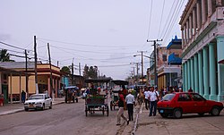 Central road of Yaguajay