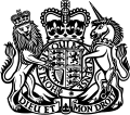 Coat of arms of the United Kingdom displayed on Acts of Parliament and on British Passports
