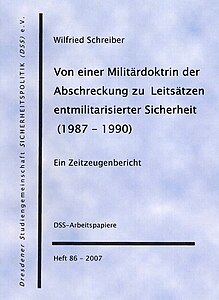 DSS-Arbeitspapiere, Abschreckung und entmilitarisierte Sicherheit, H. 86, 2007.