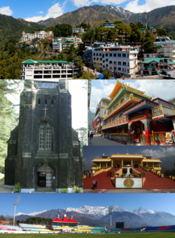 Upper Dharamsala – Fotomontage