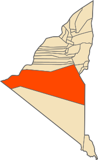 Location of Reggane Commune within Adrar Province