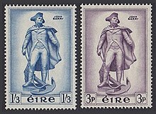 Barry on Irish postage stamps, Issue of 1956