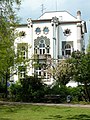 Wohnhaus mit Fassade im maurischen Stil in Frankfurt am Main am Anlagenring