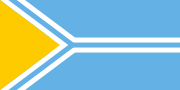 Flag of Tuva (18 September 1992–8 February 2002)