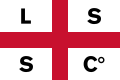 House flag of the Limerick Steamship Company (dissolved 1970)