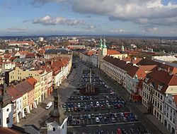 Velké Square, the historic centre