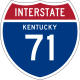 I-71 in Kentucky marker