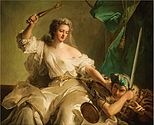 Justice punishing Injustice (1737) Justice is represented by Madame Adélaïde de France Private collection, Paris