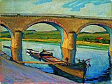 Nico Klopp: The Bridge at Remich (1925)