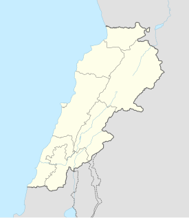 Zahlé is located in Lebanon